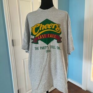 Vintage Sof Tee Cheers Last Call 1994 Graphic Tee Size XL